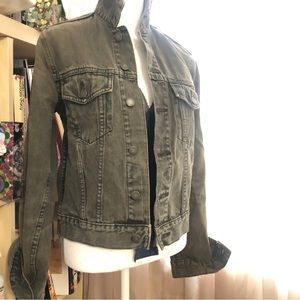 Cheap Monday Stockholm | Dark Gray-Greenish Denim Jacket | Sz S